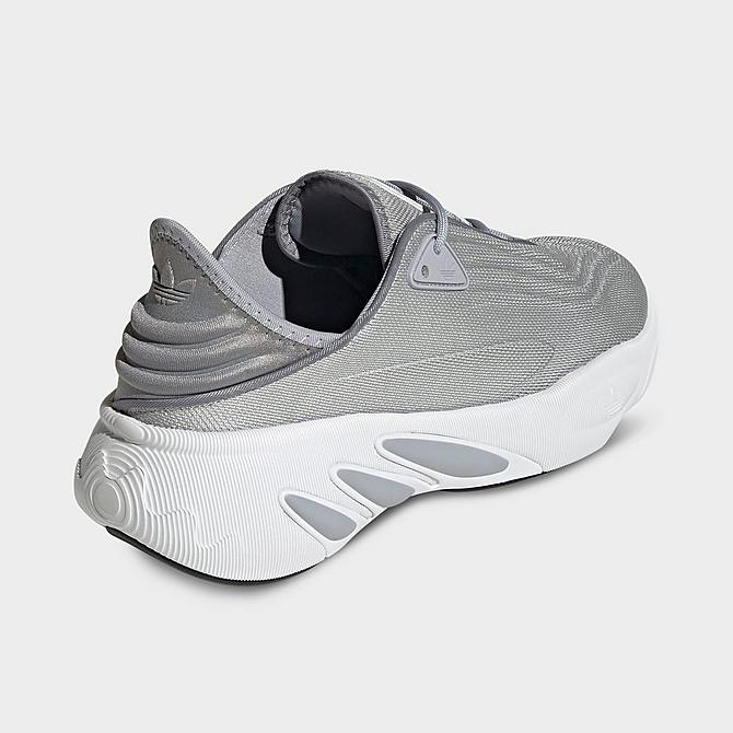 Left view of Men's adidas Originals adifom SLTN Casual Shoes in Halo Silver/Halo Silver/Grey Click to zoom