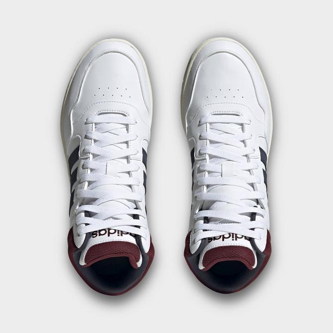 Adidas Hoops 3.0 Men's Lifestyle Shoes - White/White
