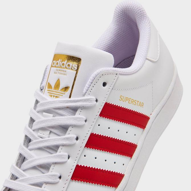 Adidas Superstar Black Scarlet Gold Metallic (7), Red Deals Online