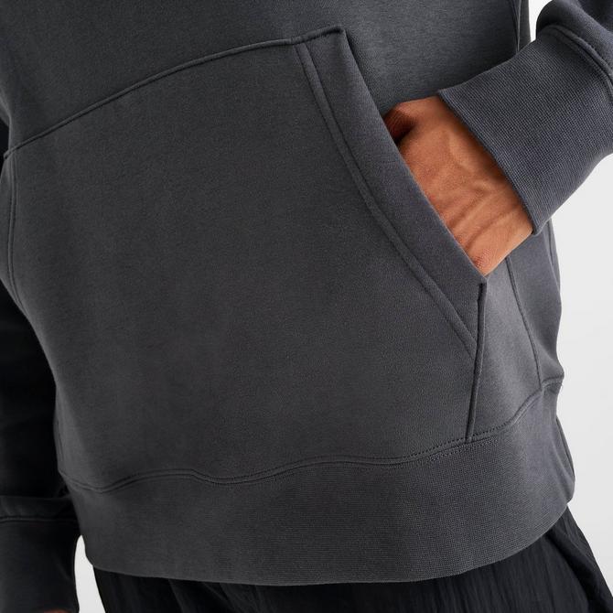 [angle] view of Nike Sportswear Club Fleece Rose Pullover Hoodie in Anthracite Click to zoom