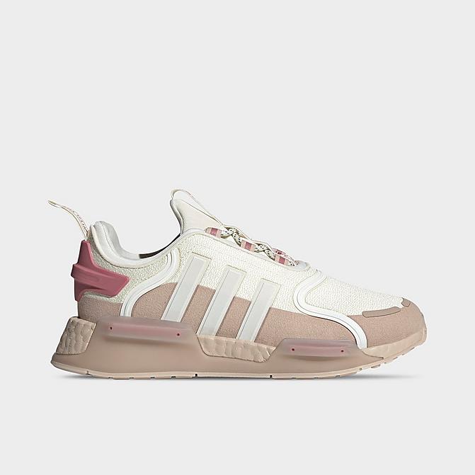 Right view of Women's adidas Originals NMD V3 Casual Shoes in Off White/Wonder Taupe/Pink Strata Click to zoom