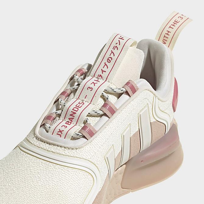 Front view of Women's adidas Originals NMD V3 Casual Shoes in Off White/Wonder Taupe/Pink Strata Click to zoom
