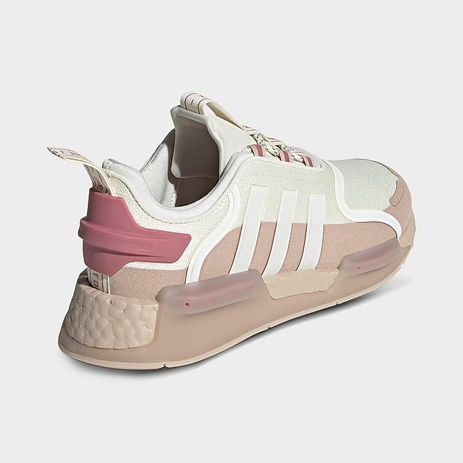 Left view of Women's adidas Originals NMD V3 Casual Shoes in Off White/Wonder Taupe/Pink Strata Click to zoom