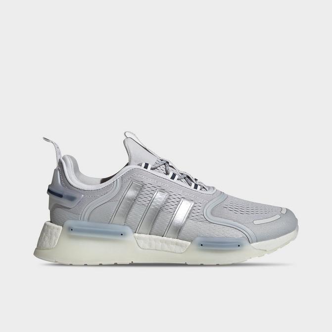 Adidas NMD_R1 Shoes - Women's - White / Crystal White / Silver - 7.5