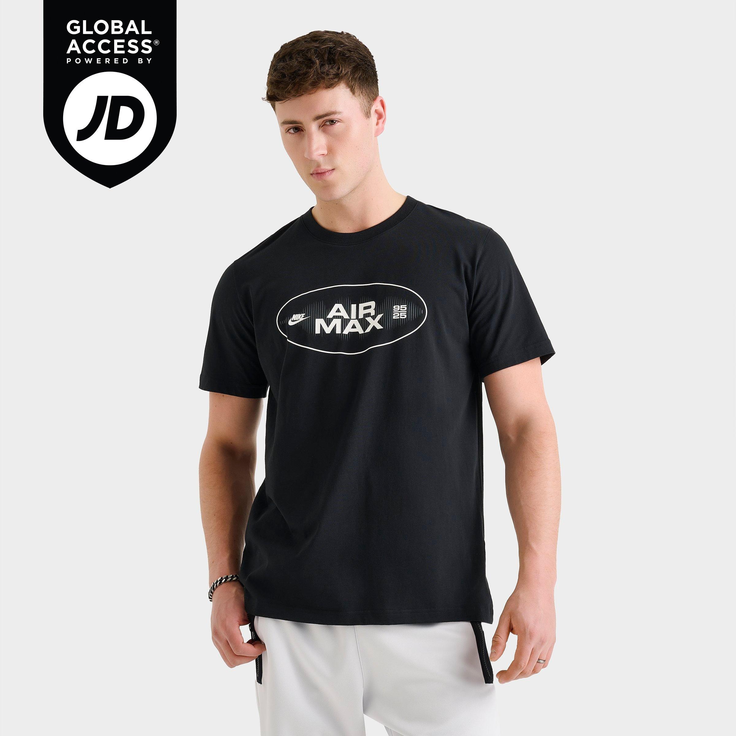 NIKE Air Max ロゴ Tシャツ Men's Nike T-Shirt Air Max Logo T-Shirt Top Tee - White