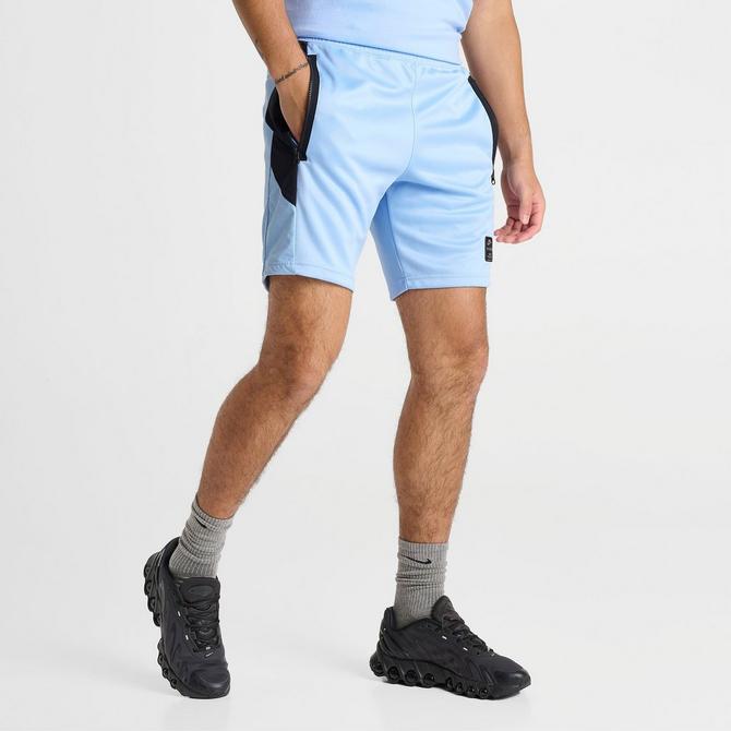 [angle] view of Men's Nike Air Max PK Shorts in Psychic Blue/Psychic Blue Click to zoom