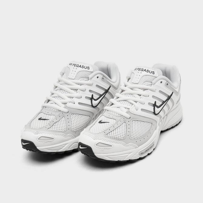 Three Quarter view of Women's Nike Air Pegasus 2005 Running Shoes in Summit White/Summit White/Photon Dust/Anthracite Click to zoom