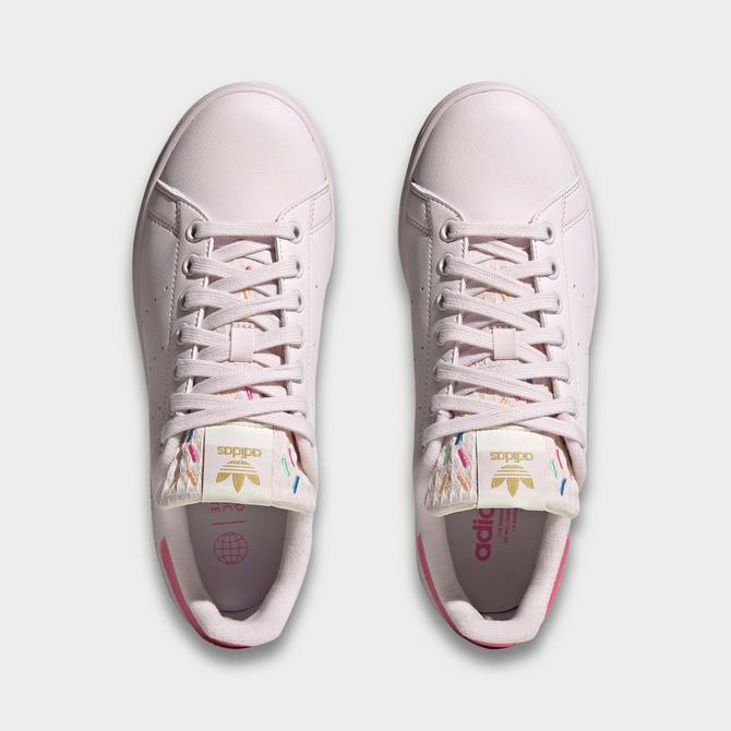 adidas, Shoes, Pink Rose Gold Metallic Stan Smith Adidas Sneakers 7