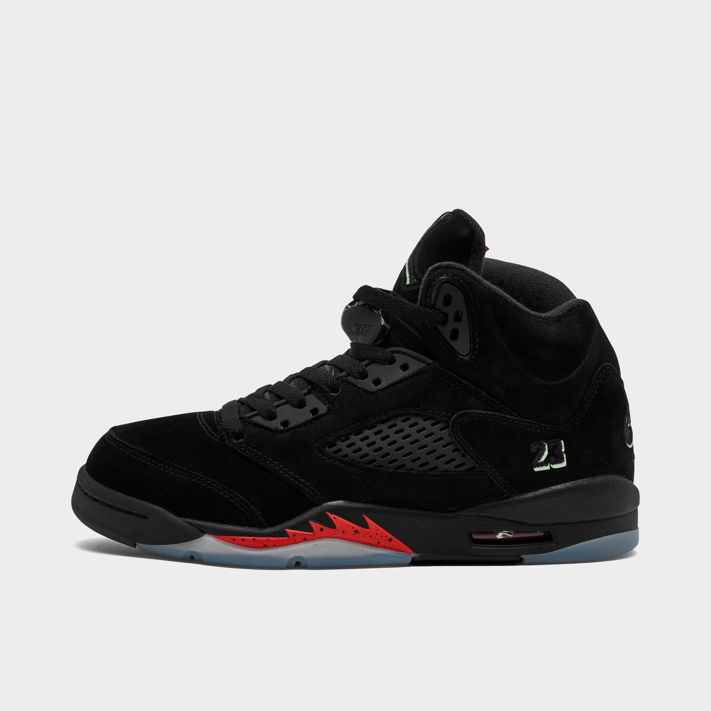 Big Kids' Air Jordan Retro 5 Basketball Shoes