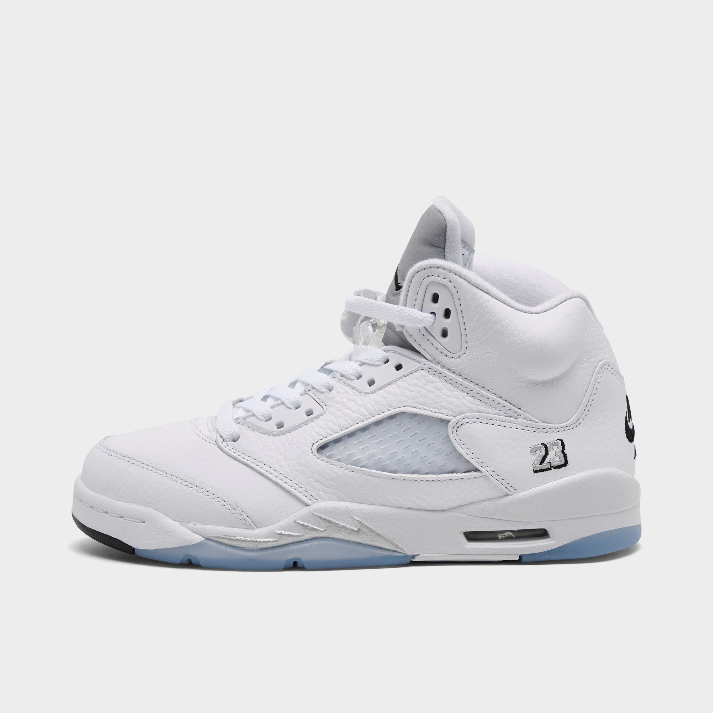 Big Kids' Air Jordan Retro 5 Basketball Shoes