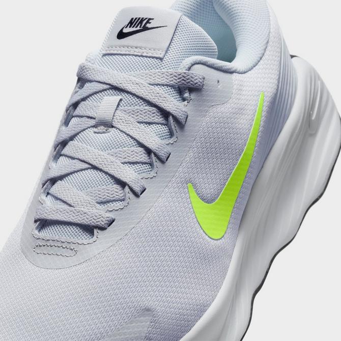 Front view of Men's Nike Promina Casual Shoes (Extra Wide Width) in Pure Platinum/Black/Volt Click to zoom
