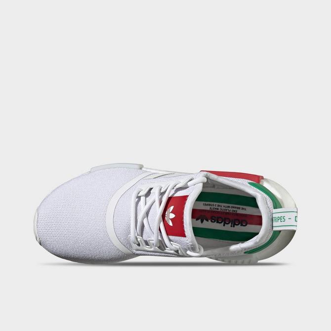 Big kids' adidas nmd runner casual shoes white sale