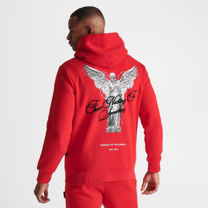 Hoodrich hoodie black online and red