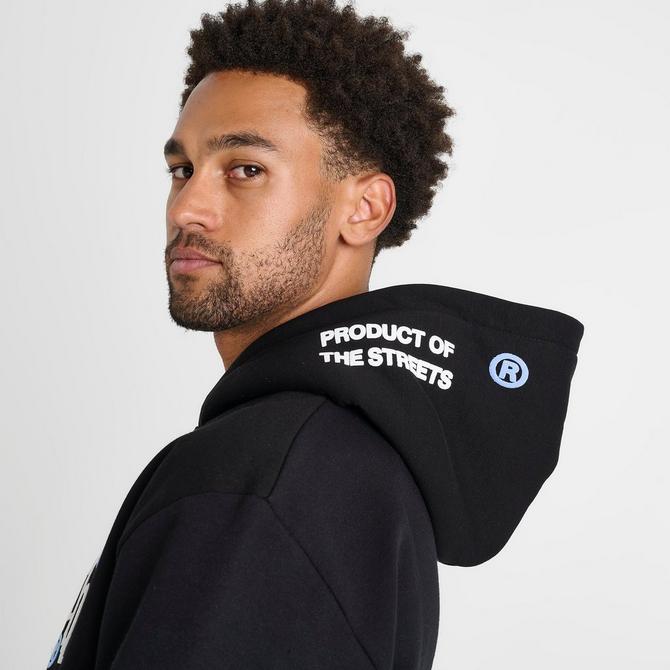 [angle] view of Men's Hoodrich Starr Hoodie in Black Click to zoom