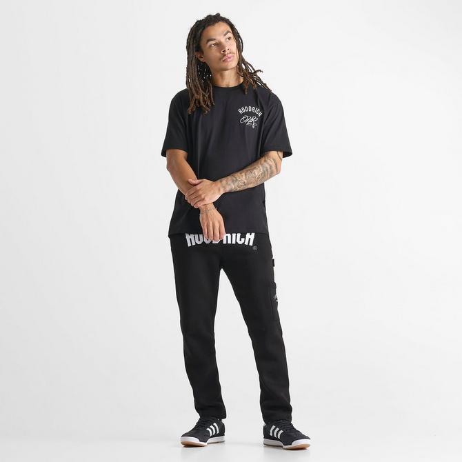 [angle] view of Men's Hoodrich OG Heat Script T-Shirt in Black Click to zoom