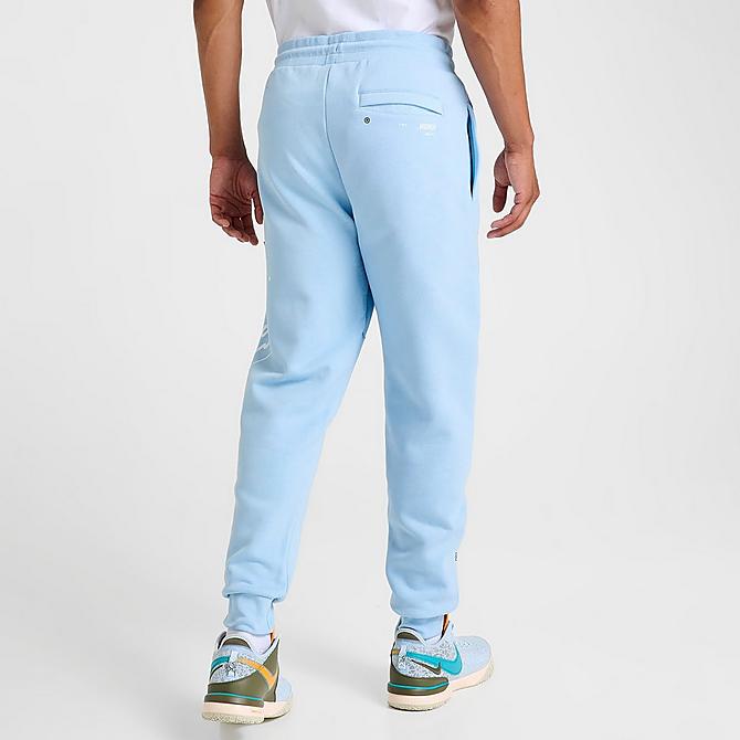 Back Right view of Men's Hoodrich OG Tycoon Jogger Pants in Clear Sky/White/Black Click to zoom
