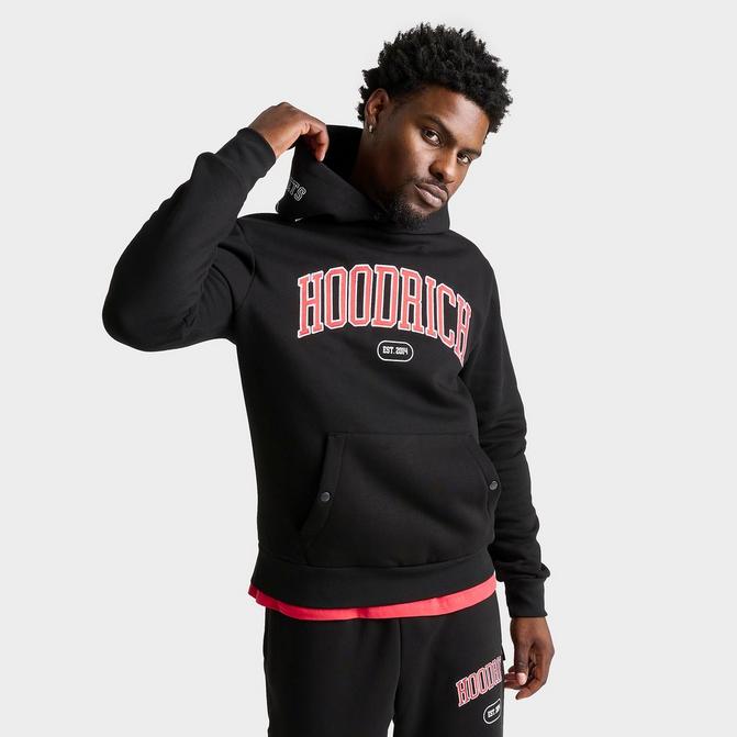 Hoodrich OG Empire Overhead Hoodie, Black / White / Mars Red