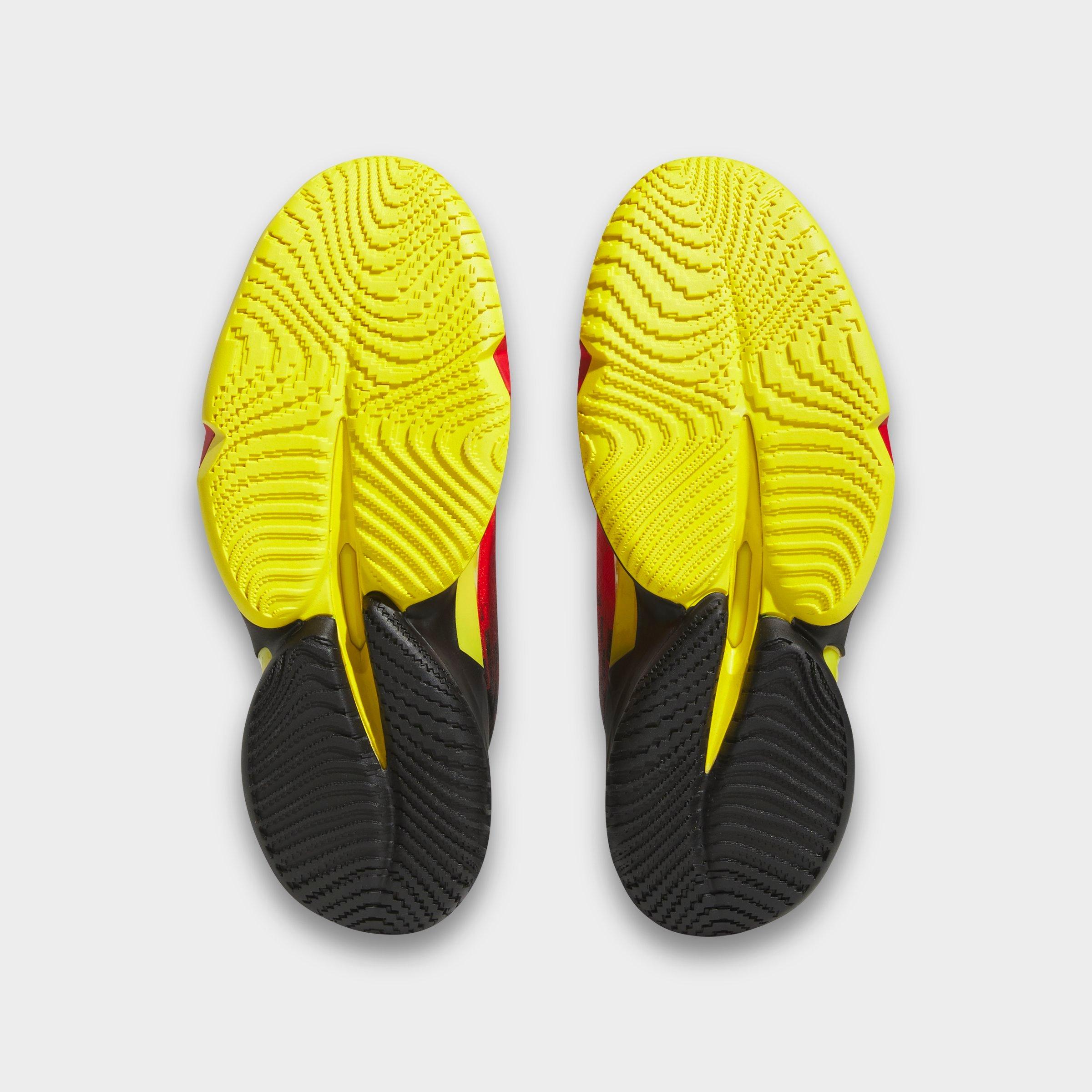 adidas black and yellow basketball shoes