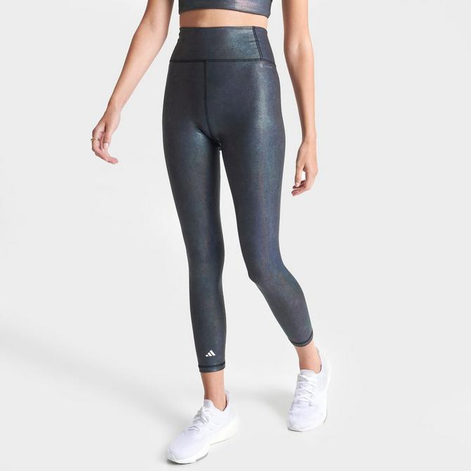Women's adidas Optime Shine 7/8 Track Tights| Finish Line