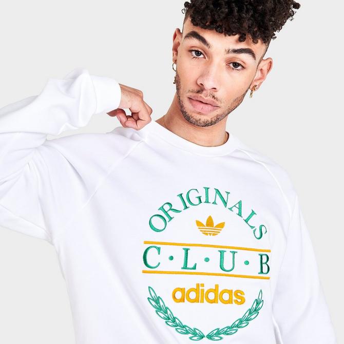 mil millones Prevalecer Empleado Men's adidas Originals Club Crewneck Sweatshirt| Finish Line