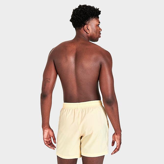 Back Right view of Men's adidas Originals Swim Shorts in Easy Yellow Click to zoom