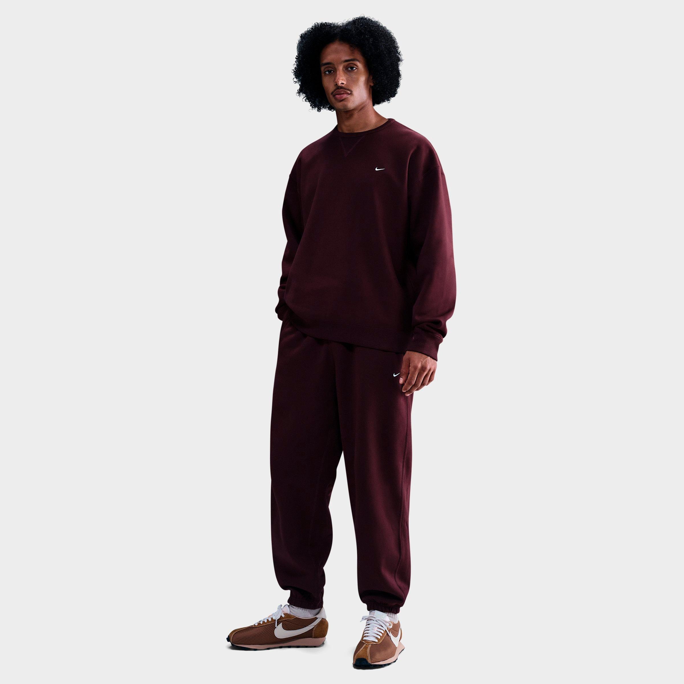 Men's Nike Solo Swoosh Cuffed Fleece Pants | Finish Line
