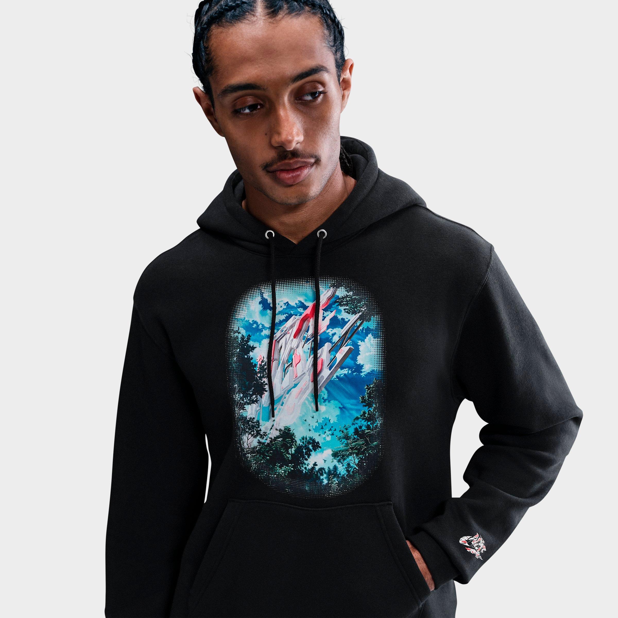 Men's Nike Sportswear Club Outdoor Views Graphic Fleece Hoodie