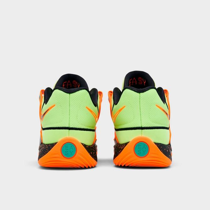Left view of Nike KD 18 Basketball Shoes in Clear Jade/Liquid Lime/Black Click to zoom