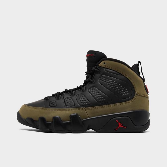 Jordan 9 olive green on sale