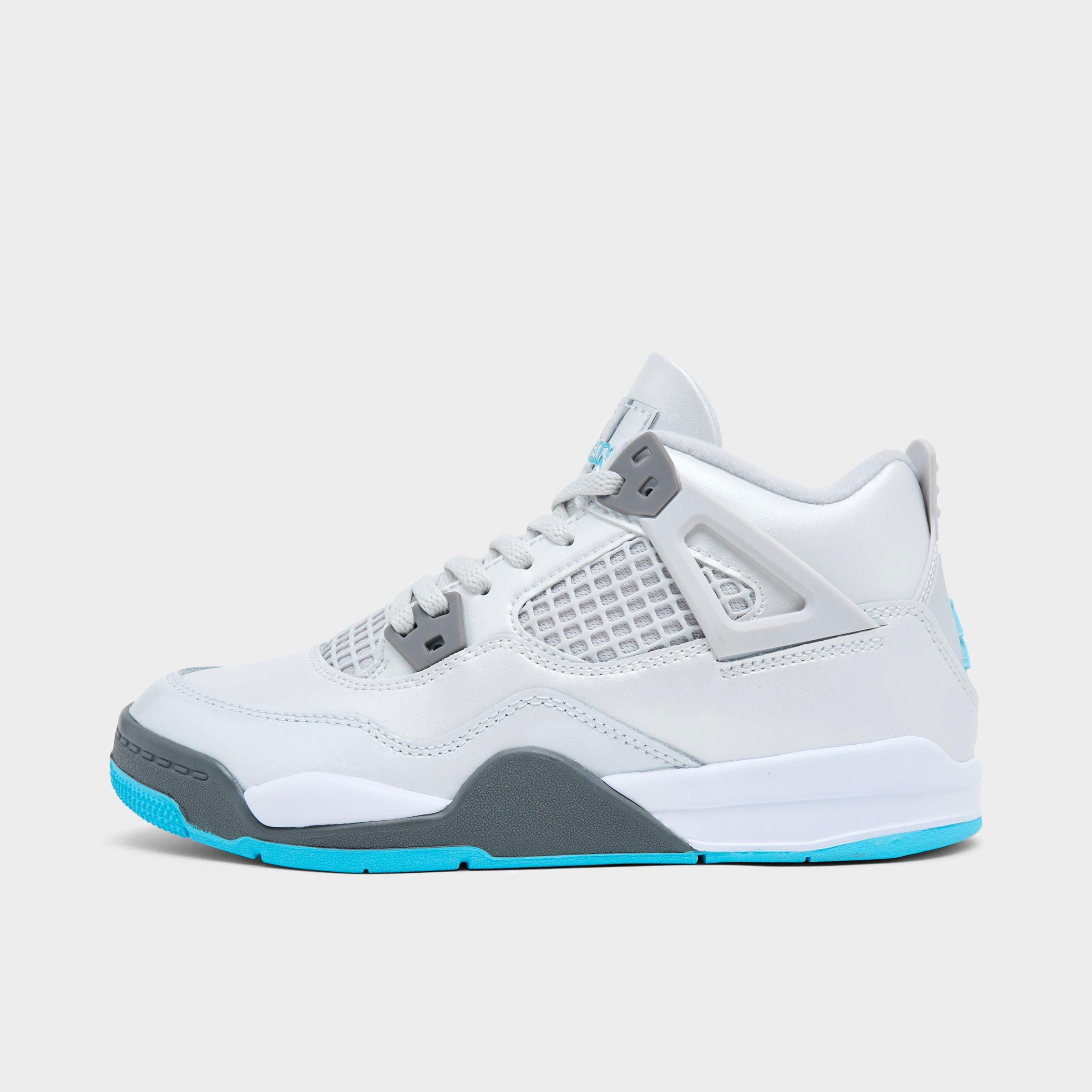 Little Kids' Air Jordan Retro 4 Basketball Shoes | Finish Line