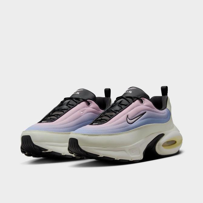 Three Quarter view of Women's Nike Air Max Portal SE Casual Shoes in Sail/Pink Foam/Aluminum/Alabaster Click to zoom
