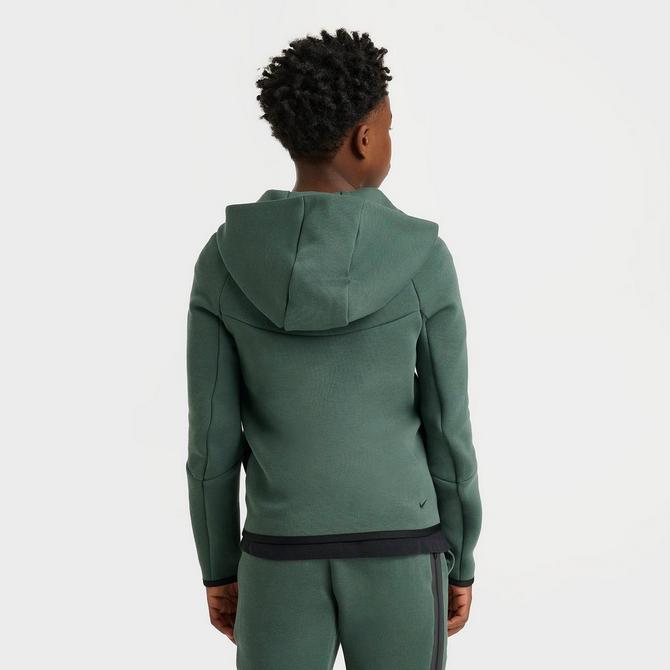 Nike Sportswear Tech Fleece Full Zip Hoodie Grey Green 928483-053 Men's online Small