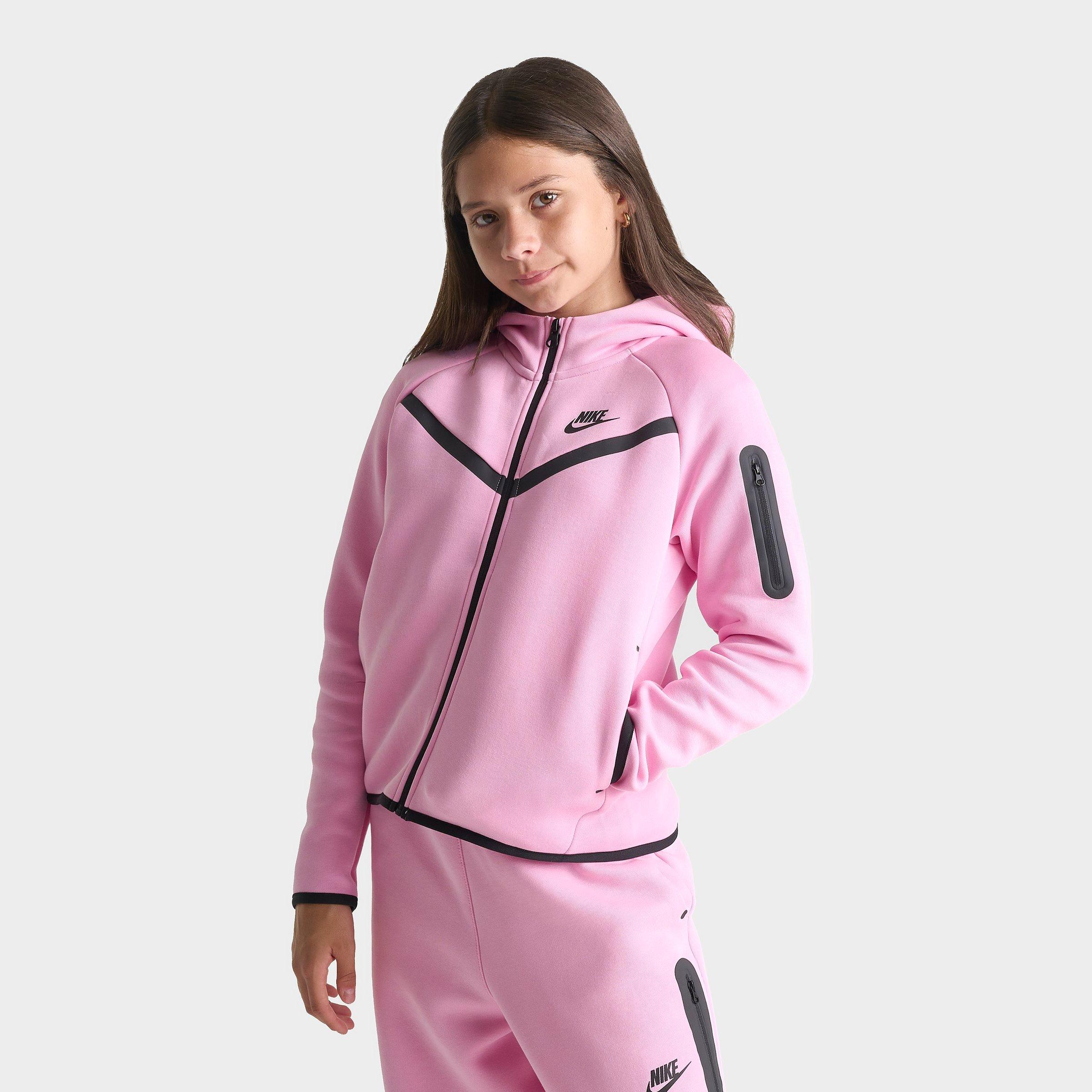 Girls' Big Kids' Nike Sportswear Tech Fleece Full-Zip Hoodie