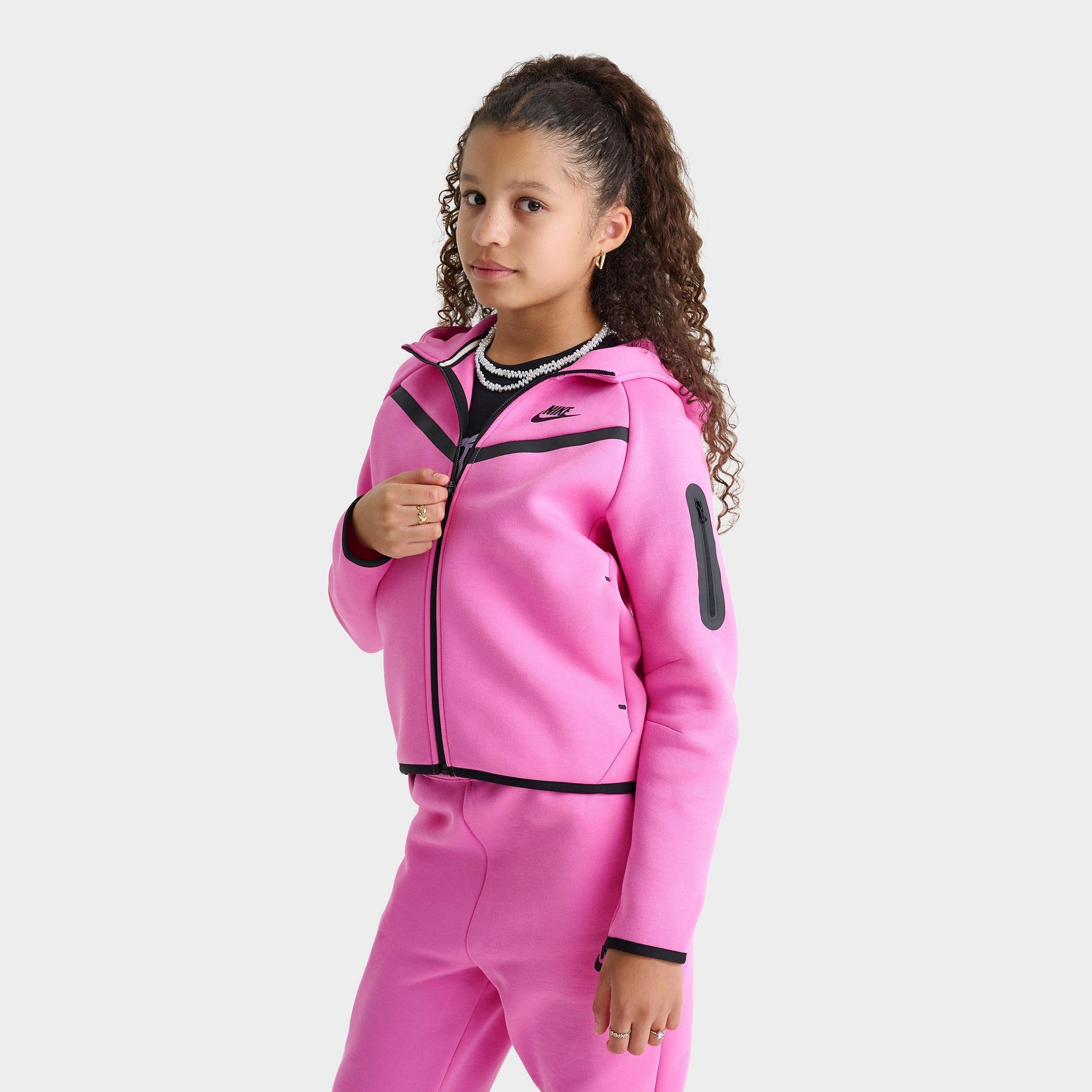 Girls' Big Kids' Nike Sportswear Tech Fleece Full-Zip Hoodie