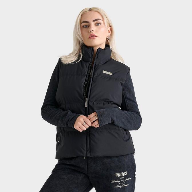 [angle] view of Women's Hoodrich Rae Vest in Black Click to zoom