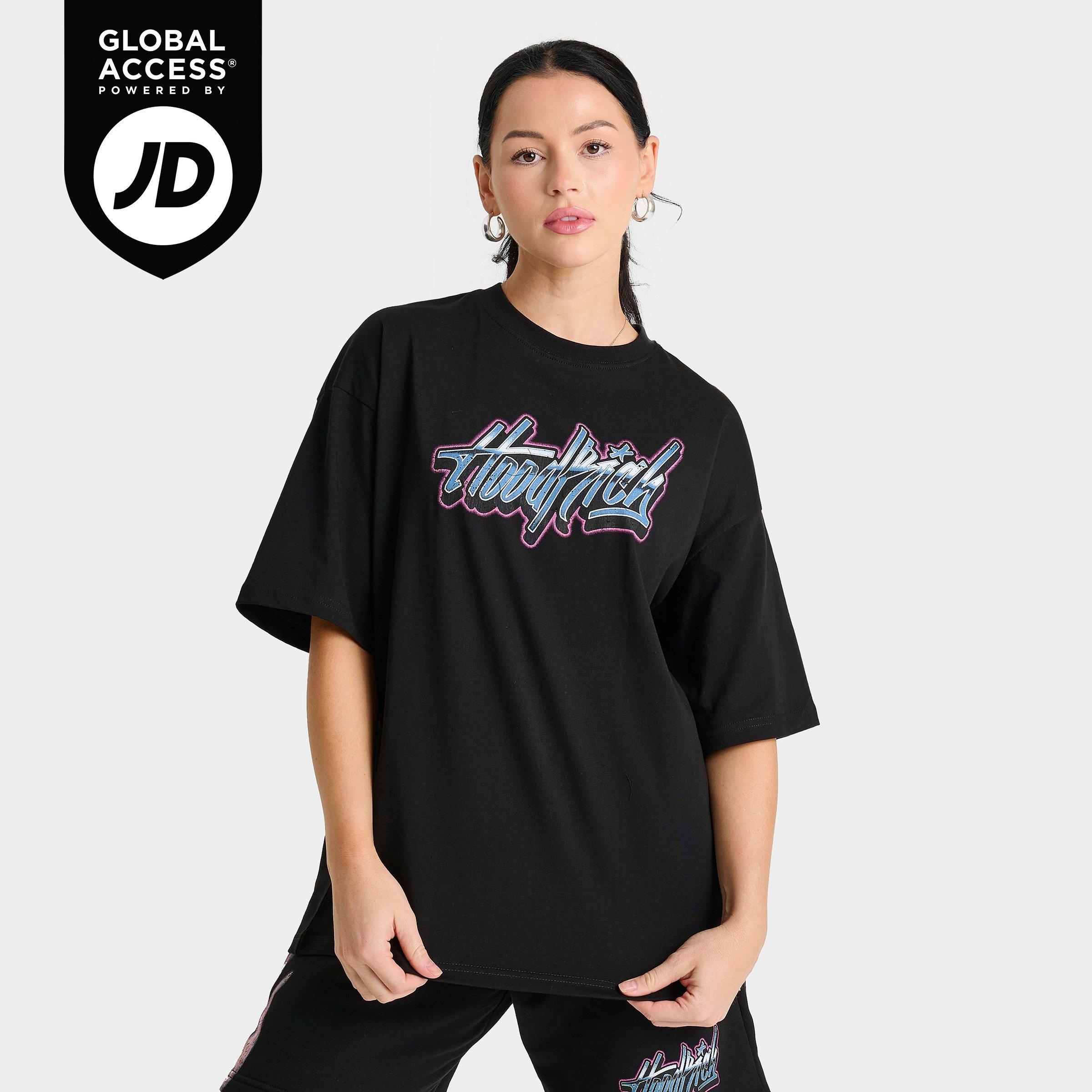 Women's Hoodrich Heart Dice Oversized T-Shirt | Finish Line