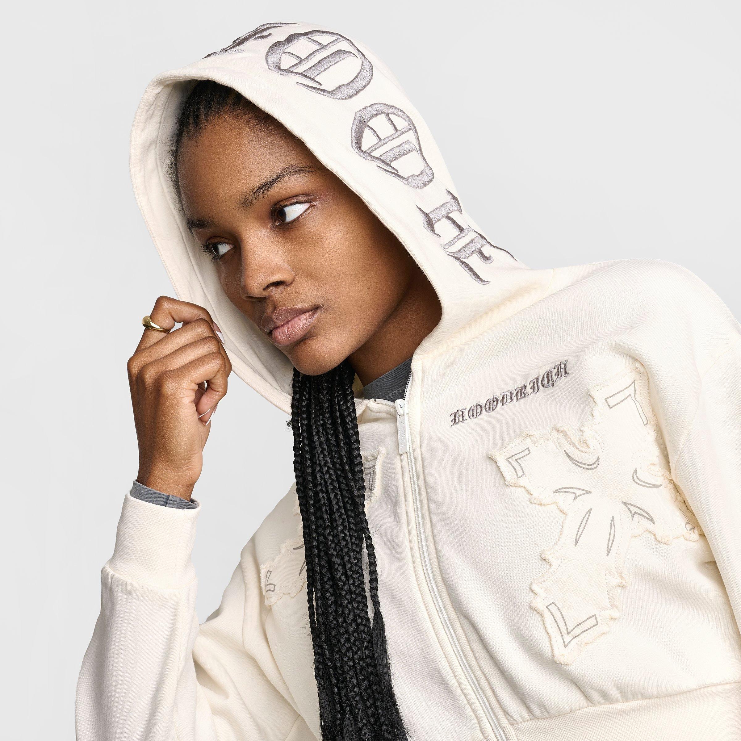 Women's Hoodrich NYX Cropped Fleece Full-Zip Hoodie | Finish Line