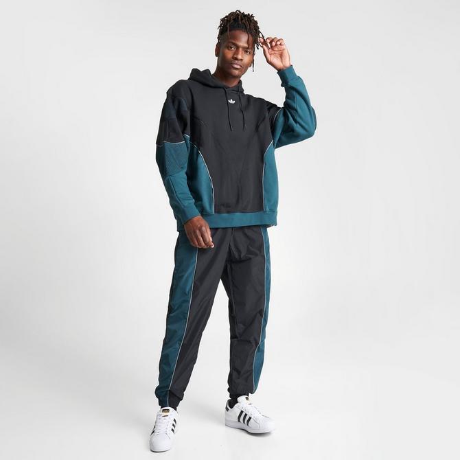 adidas Originals Men's Rekive Graphic Hoodie, Mineral Green, X-Small at   Men's Clothing store