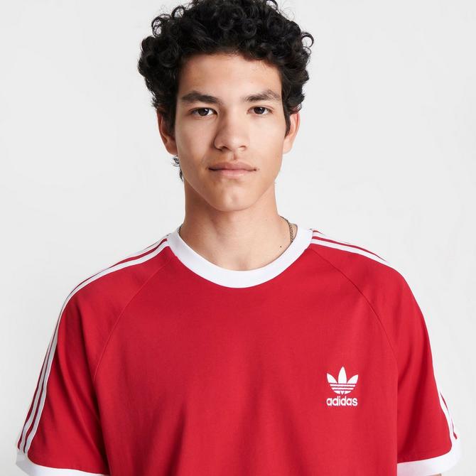 Adidas originals 3 hot sale stripes tee