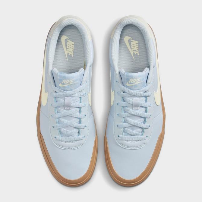 Back view of Men's Nike Court Shot Casual Shoes in Blue Tint/Sail/Gum Light Brown Click to zoom