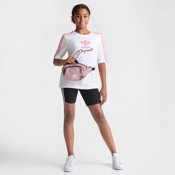 Girls' adidas Originals Trefoil Script T-Shirt| Finish Line