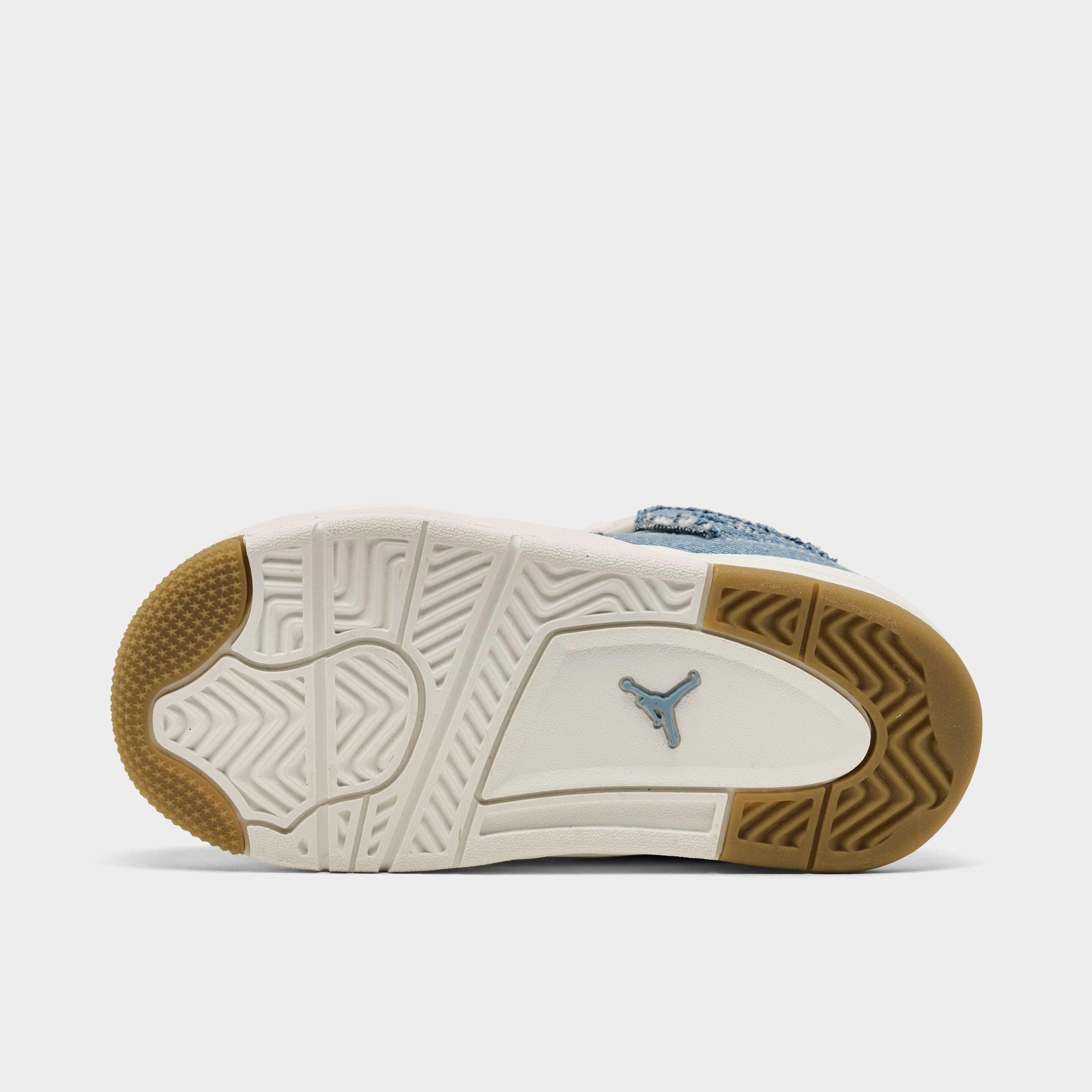 Kids' Toddler Air Jordan Retro 4 Textile Basketball Shoes