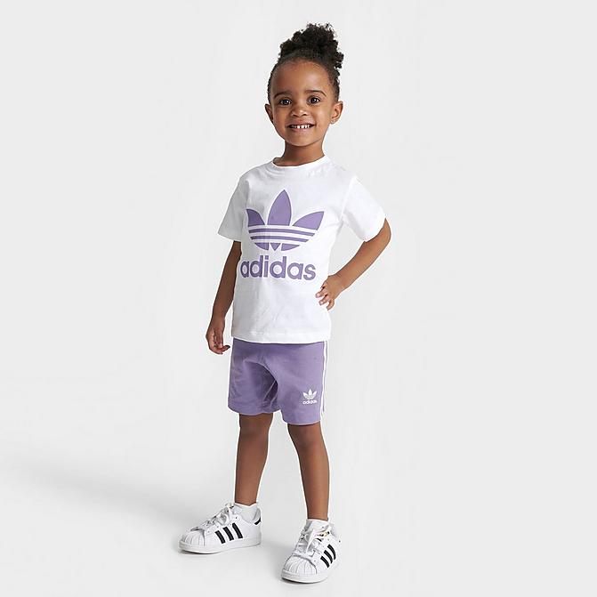 Fysica nakoming cabine Kids' Toddler adidas Originals Trefoil T-Shirt and Shorts Set| Finish Line