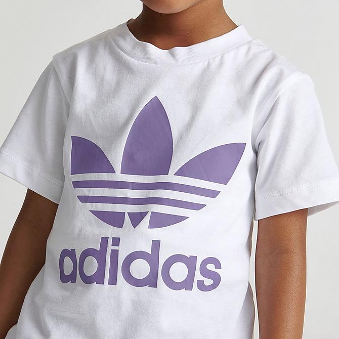 Kids' adidas Originals Trefoil T-Shirt and Shorts Set| Finish Line