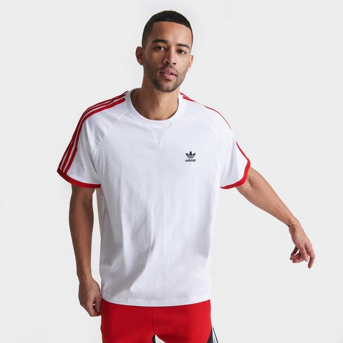 T-shirts adidas Originals 3-Stripes Short Sleeve Tee White