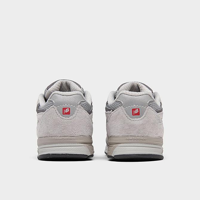 Left view of Kids' Toddler New Balance 990V3 Casual Shoes in Grey/Grey Click to zoom