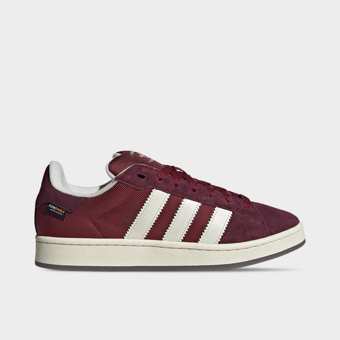 Burgundy and white on sale adidas