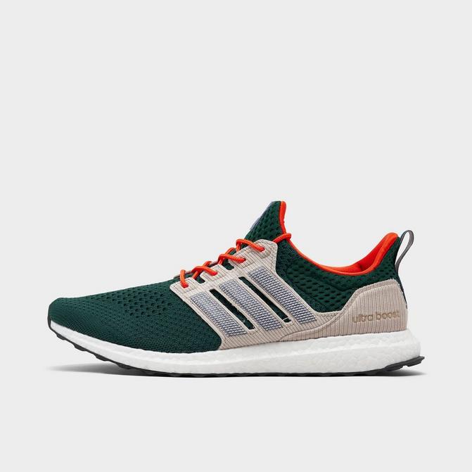 adidas Black/Orange Miami Hurricanes Ultraboost 1.0 Running Shoe