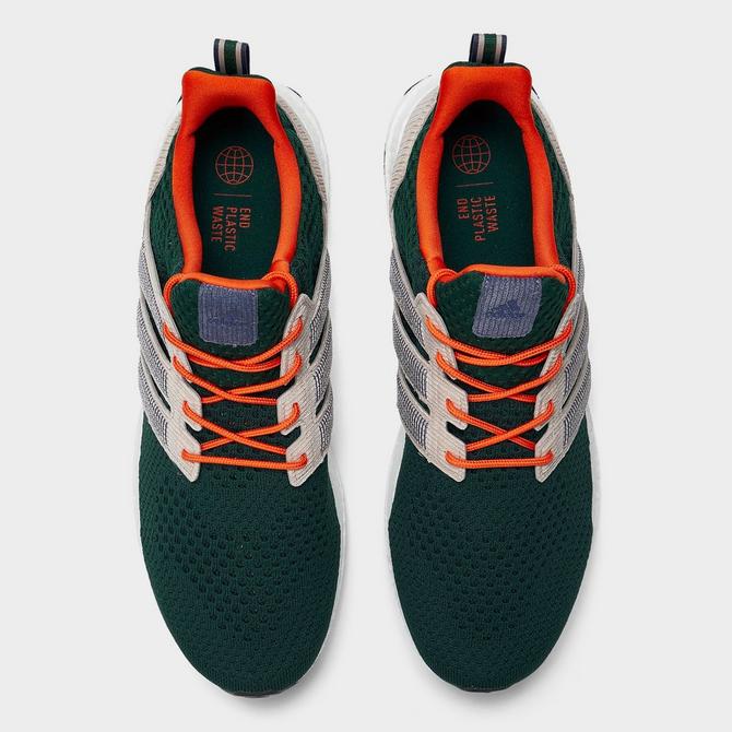 adidas Black/Orange Miami Hurricanes Ultraboost 1.0 Running Shoe