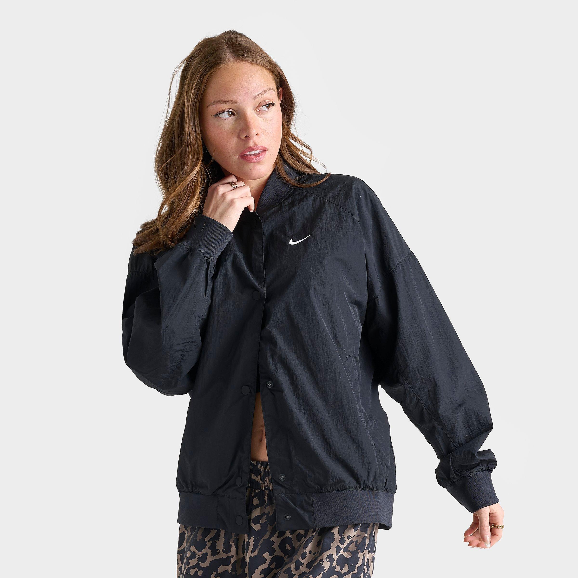 Women's Nike Sportswear Oversized Full-Zip Varsity Jacket | Finish